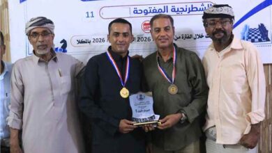 تكريم الإعلامي فهمي باحمدان تقديراً لعطائه ومواكبته المستمرة لبطولة العكبري الشطرنجية