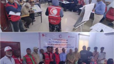 جمعية الهلال الأحمر في عدن تختتم ورشة تدريبية حول التكيف مع التغيرات المناخية