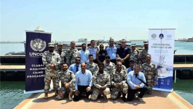 خفر السواحل تختتم دورة الصعود والتفتيش والضبط بدعم من UNODC