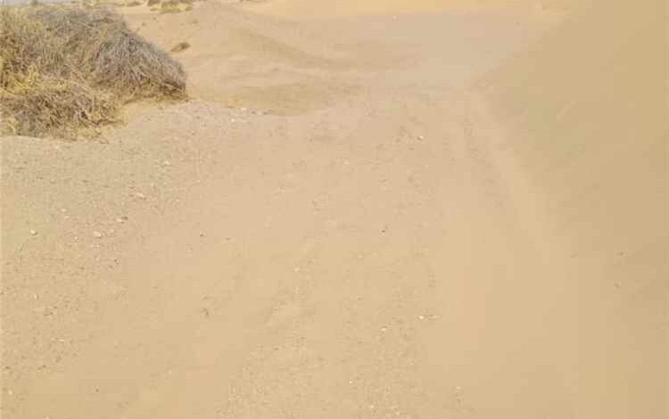 رئيس اللجنة الأهلية بمنطقة الحامية يشكر مدير عام رضوم وشركة الغاز لإزاحة الرمال من خط الحامية