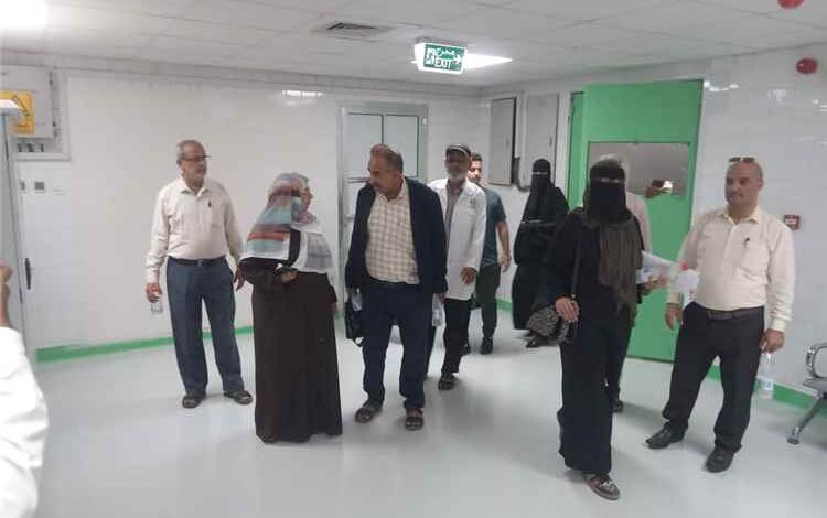 رئيس الهيئة العامة لمستشفى الرازي يستقبل وفداً من وزارة الصحة للاطلاع على معوقات افتتاح قسم الغسيل الكلوي