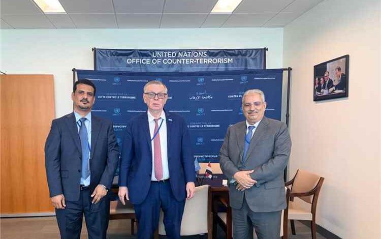 رئيس جهاز أمن الدولة يبحث تعزيز التعاون مع مكتب الأمم المتحدة لمكافحة الإرهاب
