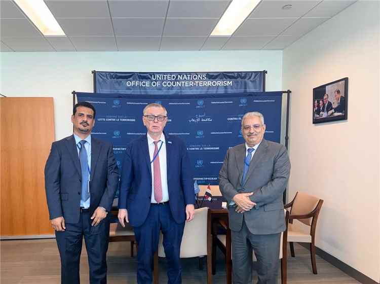 رئيس جهاز أمن الدولة يبحث تعزيز التعاون مع مكتب الأمم المتحدة لمكافحة الإرهاب