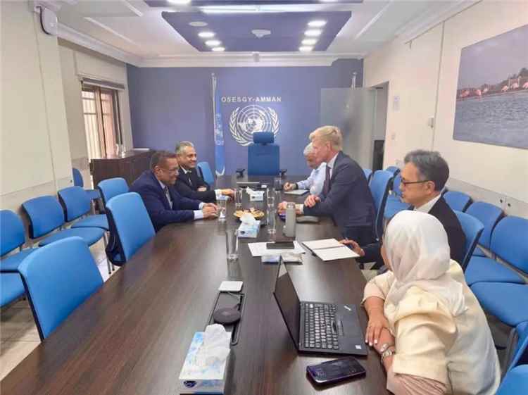 رئيس مجلس الشورى يلتقي المبعوث الأممي ويبحث تطورات الأوضاع في اليمن ومخاطر التصعيد الحوثي