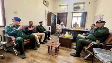 رئيس نيابة استئناف سيئون يبحث مع قيادات أمنية تعزيز الالتزام بالإجراءات القانونية