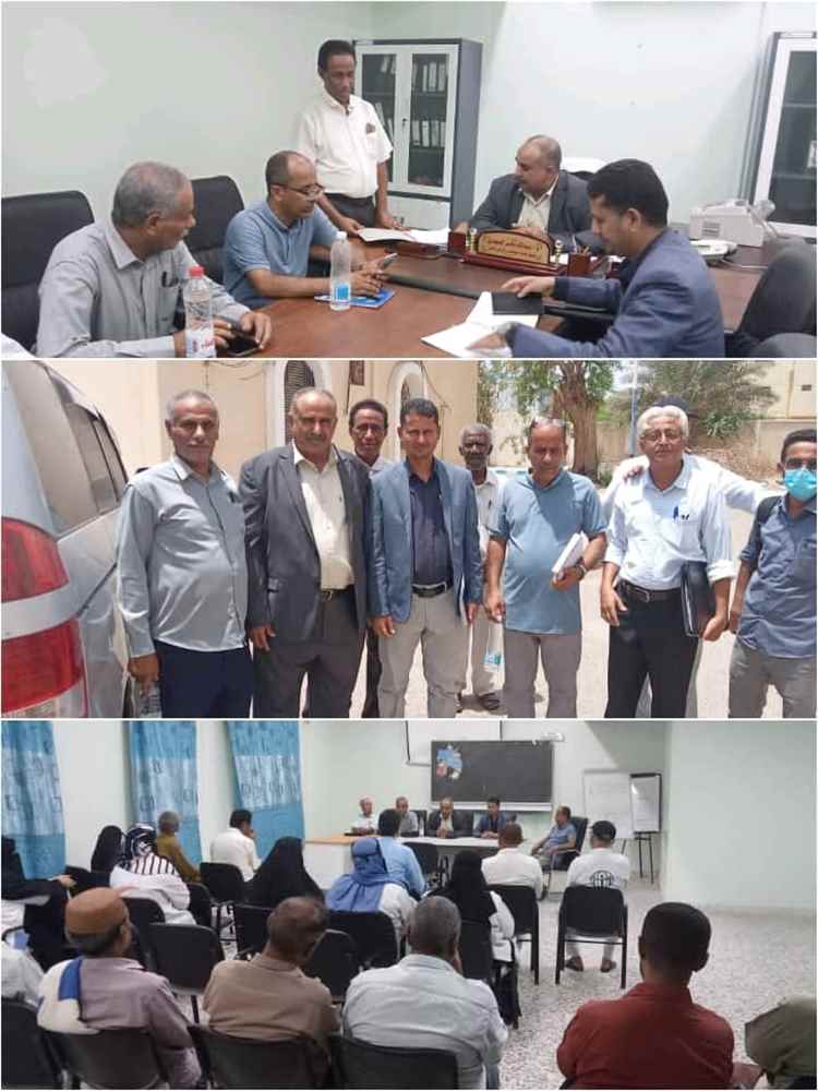 رئيس هيئة مستشفى الرازي أبين يستقبل فريق إدارة الجودة بوزارة الصحة