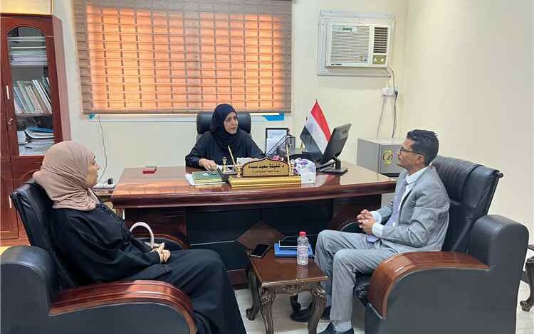 عدن.. رئيسة اللجنة الوطنية للمرأة تبحث مع مؤسسة"أوار"  تعزيز أدوار النساء تنموياً وسياسياً