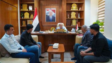 عضو مجلس القيادة الخنبشي يبحث مع مؤسسة فريدريش إيبرت ومنظمة سائس البرامج والأنشطة التنموية والسياسية والمجتمعية