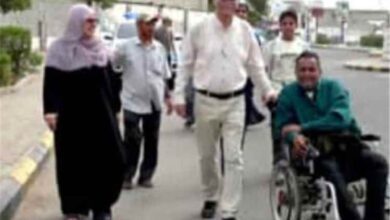 فريق المسح الميداني يواصل تحديد مسارات آمنة لذوي الإعاقة في مديريات عدن