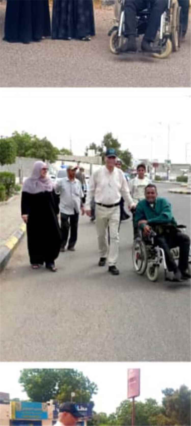 فريق المسح الميداني يواصل تحديد مسارات آمنة لذوي الإعاقة في مديريات عدن