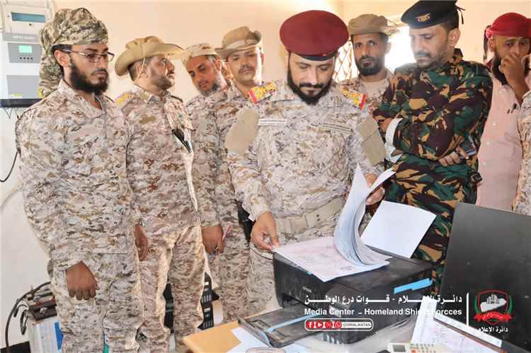 قائد الفرقة الثالثة بقوات درع الوطن يتفقد اللواءين الأول والثاني في العبر ويؤكد رفع الجاهزية القتالية