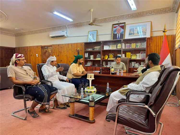 قيادة مجلس المستقبل الجنوبي بحضرموت تبحث مع وكيل مديريات الوادي والصحراء مستجدات الأوضاع وتعزيز الشراكة الوطنية