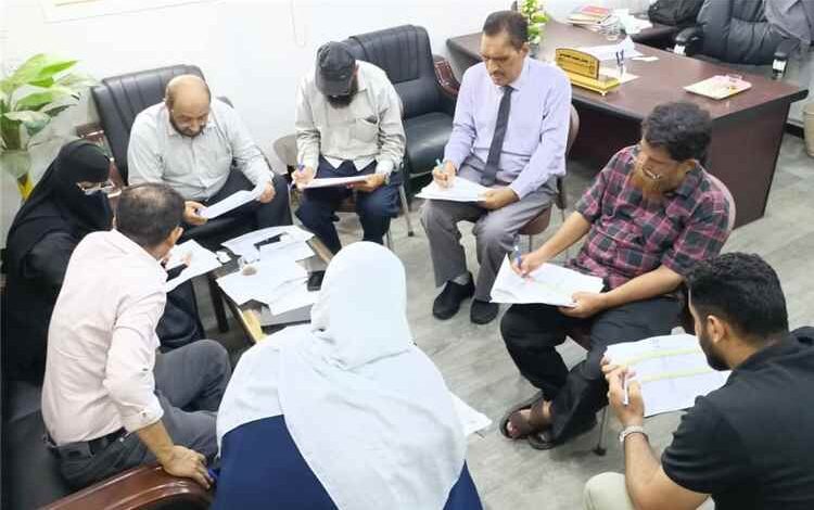 كلية اللغات بجامعة عدن تستكمل استعداداتها لورشة توصيف البرامج الأكاديمية