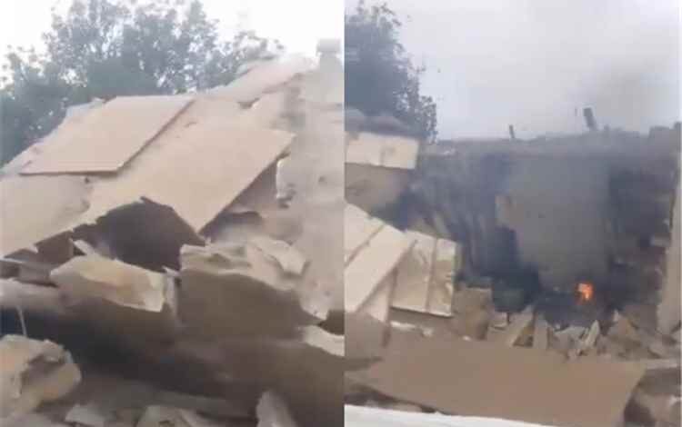 كمين بأسطوانات الغاز.. مواطن يفجر منزله في وجه حملة حوثية شرق إب