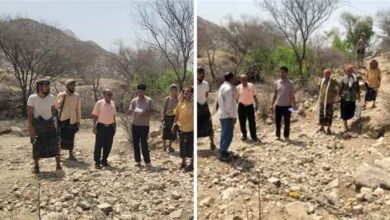 لحج.. فريق هندسي يجري دراسات أولية لطريق الفرشة - حبيل السبت بطور الباحة
