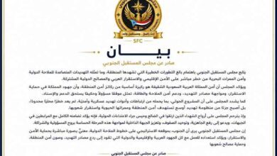مجلس المستقبل الجنوبي: أمن السعودية ركيزة لاستقرار المنطقة والحوثيون باتوا تهديدًا إقليميًا للملاحة والأمن