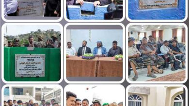 محافظ أبين اللواء الدكتور مختار الرباش يزور مديريات يافع (سرار – رُصُد) ويضع حجر الأساس لعدد من المشاريع التنموية
