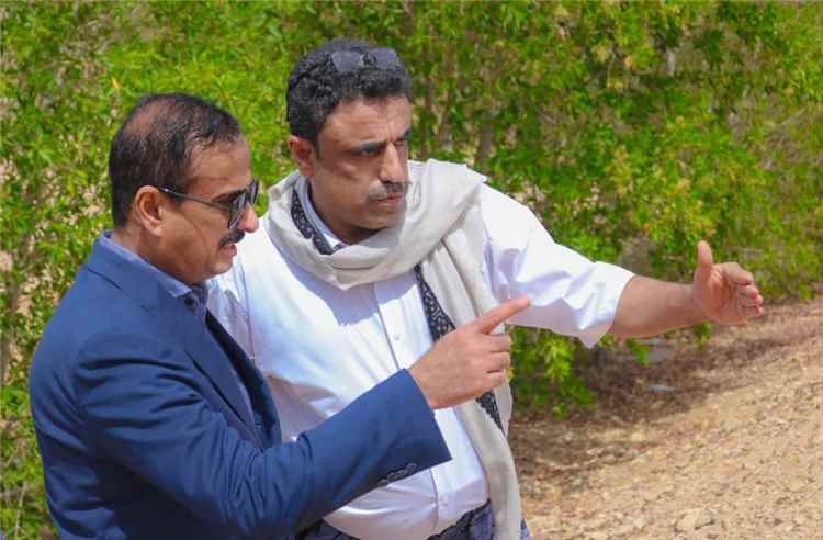 محافظ شبوة يدشن الأعمال الإنشائية للمبنى الجديد لفرع المؤسسة العامة للكهرباء بالمحافظة