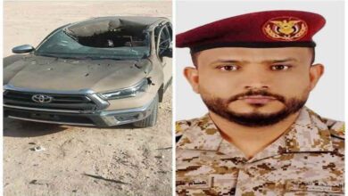 المشهد اليمني - محاولة اغتيال فاشلة لقائد اللواء الثاني خاصة.. والحوثيون يخسرون مسيّرتهم في الرزمات