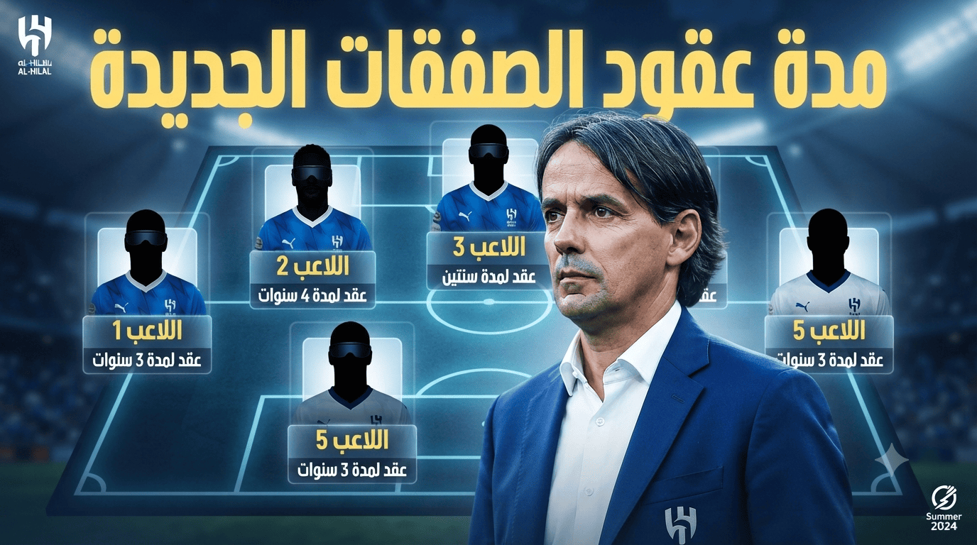 مدة عقود صفقات الهلال الصيفية