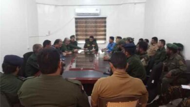 مدير أمن لحج يترأس اجتماعًا موسعًا لقيادات الأجهزة الأمنية ويؤكد: احترام القانون والمواطن واجب على الجميع
