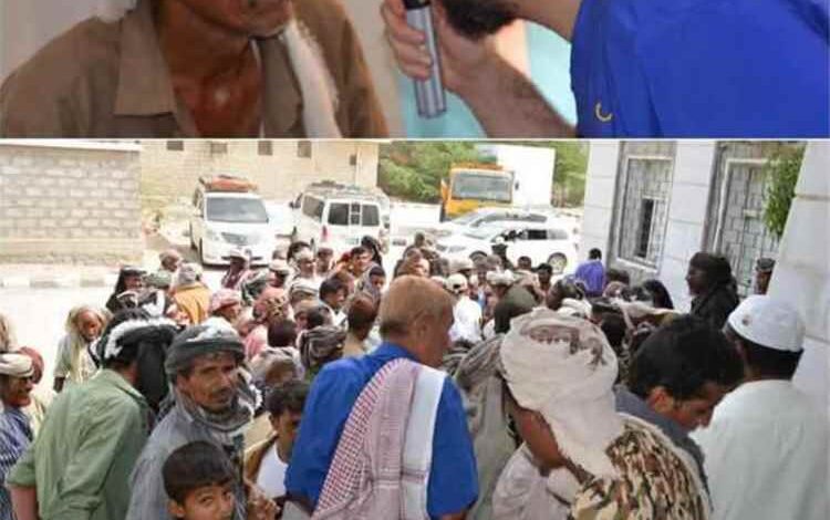مدير الصحة بمديرية أحور : مخيم العيون أعاد الأمل والبصر لـ300 مريض