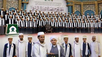 مدير دار المشهور بأحور يشارك في حفل تخرج جامعة الوسطية الشرعية بمدينة تريم  ويهنئ خريجي المديرية