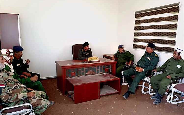مدير شرطة جردان يعقد اجتماعاً أمنياً موسعاً ويشدد على رفع الجاهزية تنفيذاً لتوجيهات القيادة
