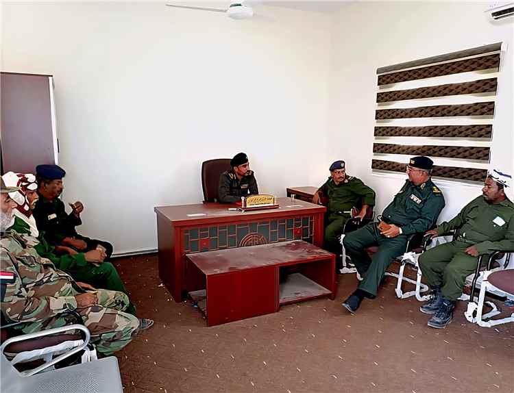 مدير شرطة جردان يعقد اجتماعاً أمنياً موسعاً ويشدد على رفع الجاهزية تنفيذاً لتوجيهات القيادة