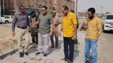 مدير عام البريقة يثمن دور القطاع الخاص في تحسين الصورة الجمالية للمديرية