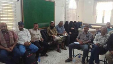 مدير عام صحة لحج يفتتح أعمال اللقاء التقييمي لمدراء مكاتب الصحة ومنسقي برنامج التغذية بالمديريات