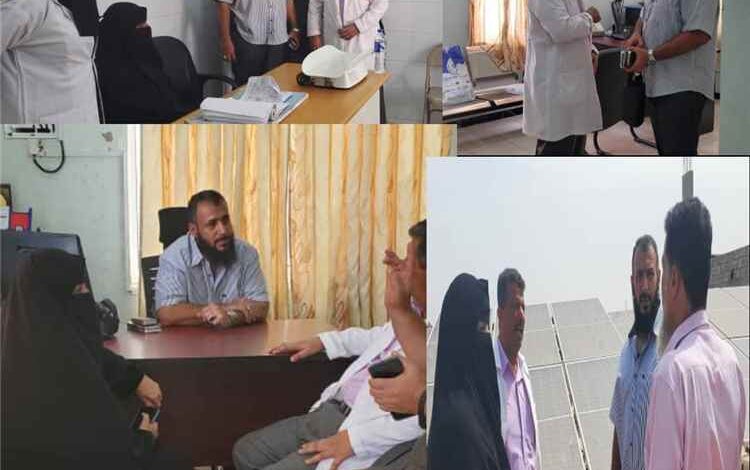 مدير عام مديرية التواهي يتفقد المجمع الصحي القلوعة ويؤكد دعم القطاع الصحي والارتقاء بالخدمات الطبية