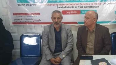 مدير عام مديرية المظفر يحضر تدشين برنامج التدريب المهني في الصناعات الغذائية للنساء المستهدفات