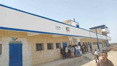 مدير عام مشرعة وحدنان يفتتح مشروع إعادة تأهيل مدرسة الإخلاص بتمويل من دولة الكويت