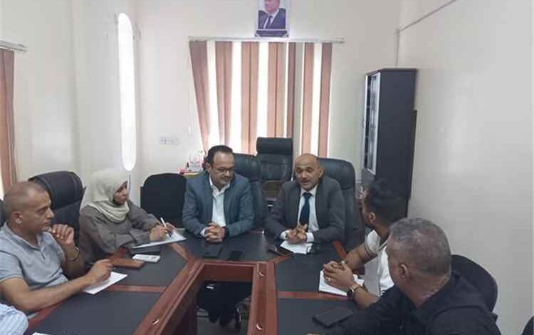 مدير عام مكتب الصحة بتعز يستقبل مدير المركز الوطني للتثقيف والإعلام الصحي
