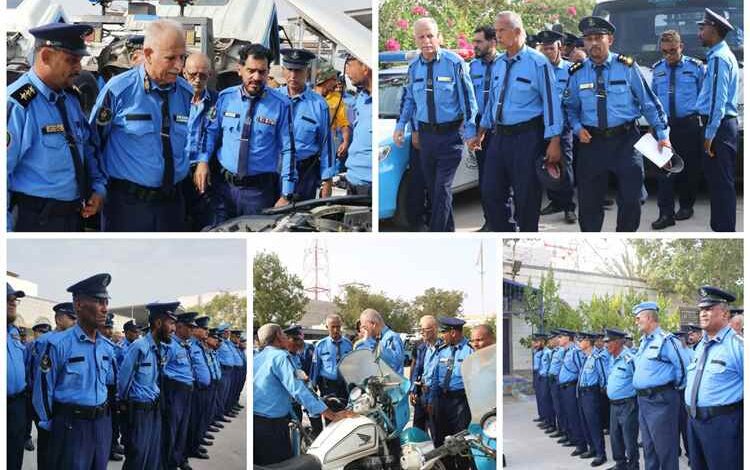 مدير مرور عدن يشدد على الانضباط الوظيفي وتطوير الأداء المروري لخدمة المواطنين