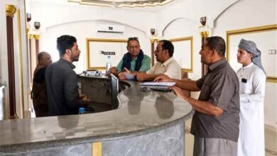 مكتب السياحة بالعبر يقوم بحملة نزول ميداني للمنشأت السياحية بالمديرية