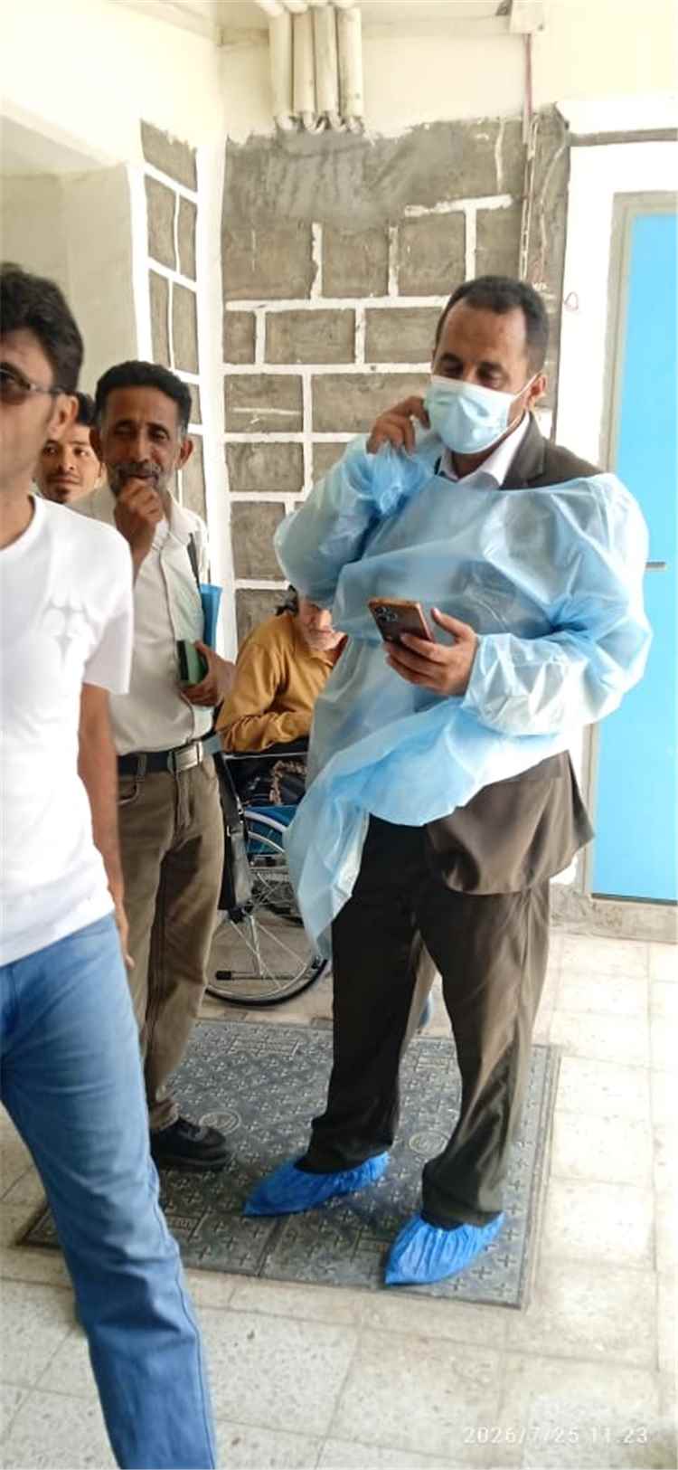 مندوب اليونبس يشيد بجهوزية مستشفى رصد العام والإنجازات الطبية في يافع