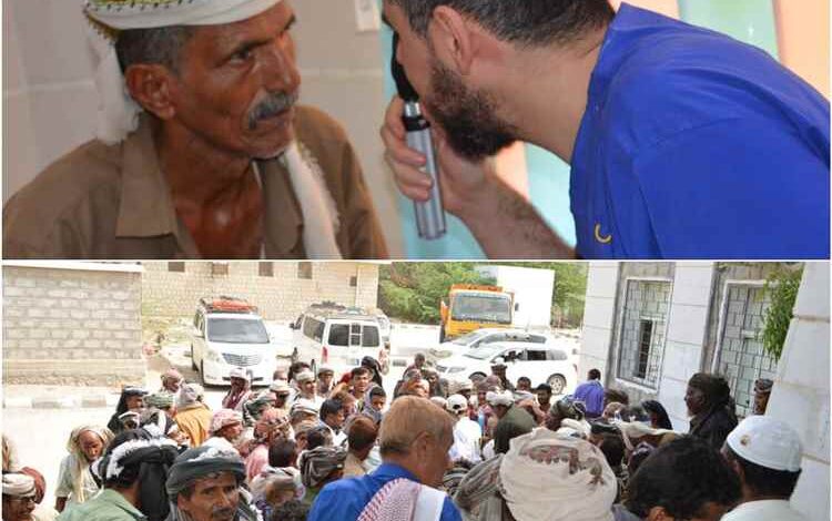 نجاح استثنائي لمخيم العيون بأحور.. تجاوز المستهدف وإعادة البصر لـ300 مريض