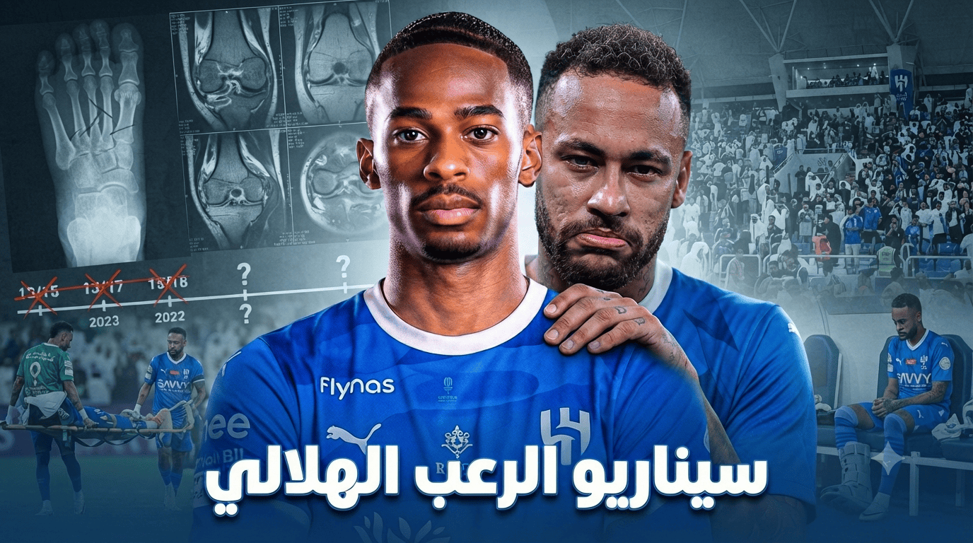 نيمار جديد.. السجل الطبي المرعب لصفقة الهلال الجديدة يثير القلق!