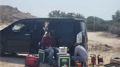 هيئة المساحة الجيولوجية تنفذ دراسة جيوفيزيائية لاستكشاف ممرات المياه الحارة في منطقة الحامي بحضرموت