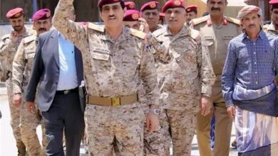 وزير الدفاع يصل شبوة في أول زيارة إلى المحافظة ويجتمع مع قيادة السلطة المحلية