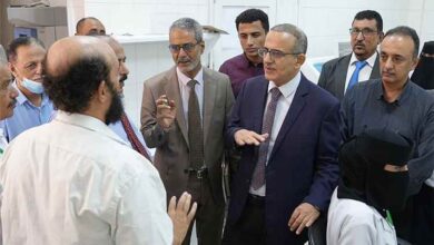وزير الصحة يدشن المستشفى المركزي لعلاج الأورام في عدن بسعة 170 سريرا