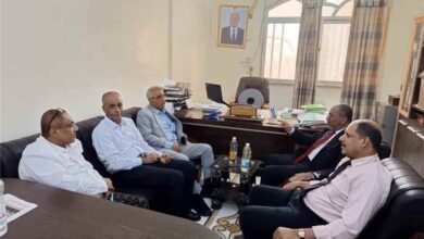 وكيل وزارة التعليم العالي لقطاع الشؤون التعليمية يستقبل نائب رئيس جامعة المهرة لشؤون الطلاب