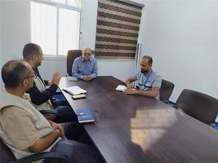 ​مدير عام مديرية تبن يلتقي وفد المنظمة الفرنسية لبحث تدخلات قطاع سبل العيش في منطقتي الحبيل العليا والسفلى