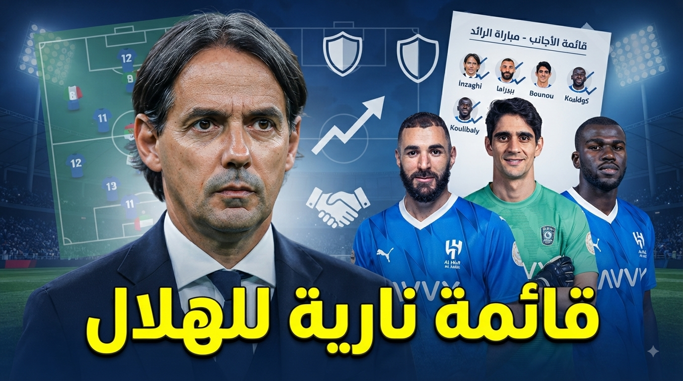 10 لاعبين .. قائمة أجانب الهلال لموقعة الرائد في الكأس
