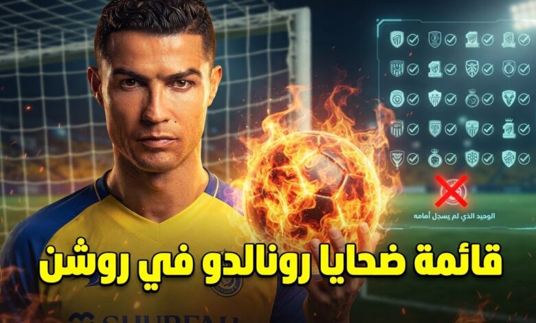 23 ضحية لـ رونالدو في دوري روشن .. فريق واحد صمد أمامه