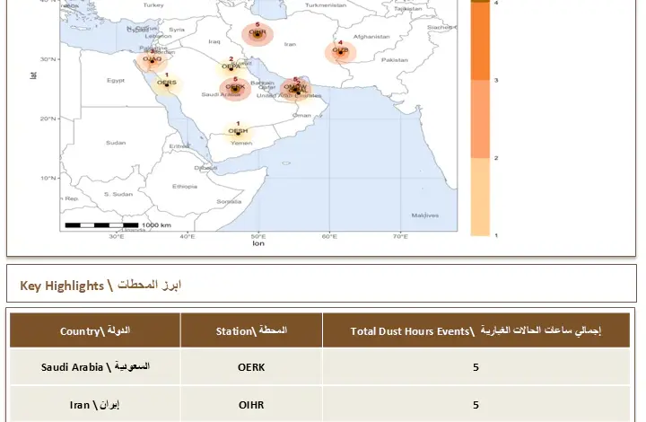 28 ساعة غبارية تضرب الشرق الأوسط.. السعودية وإيران الأعلى تسجيلاً