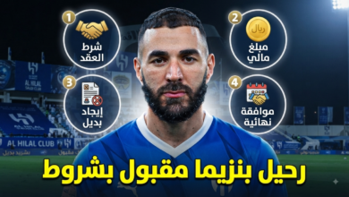 4 شروط للموافقة على رحيل كريم بنزيما