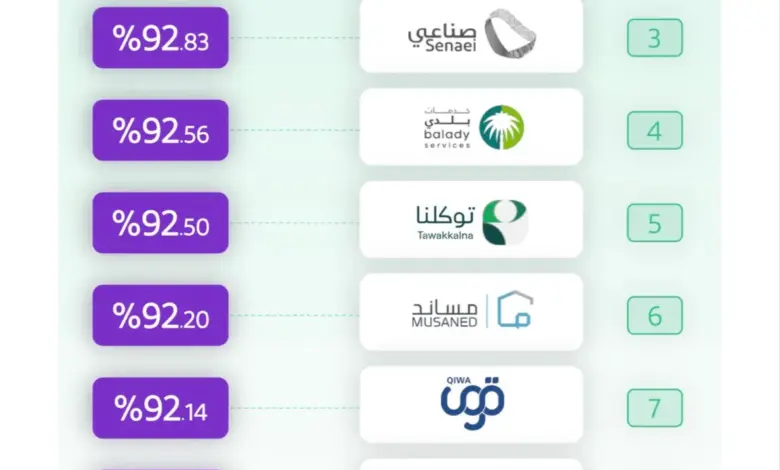 805.5 ألف مستفيد يقودون تقييم الحكومة الرقمية.. 87.06% نضجًا و«أبشر» تتصدر 59 منصة